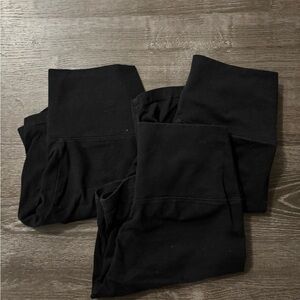 Aerie Black Chill Play Move Biker Shorts